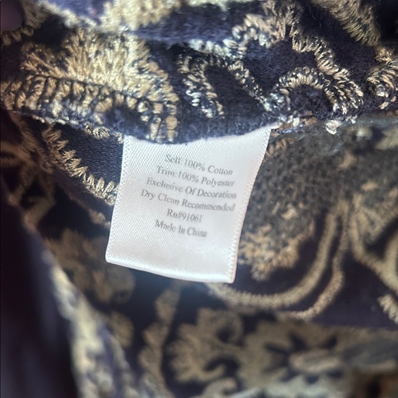 Johnny Was Biya Multicolor Patterned Knit Cardigan - Picture 7 of 7